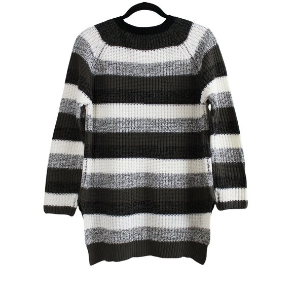 My Style Striped Hi-low Sweater - Picture 2 of 15
